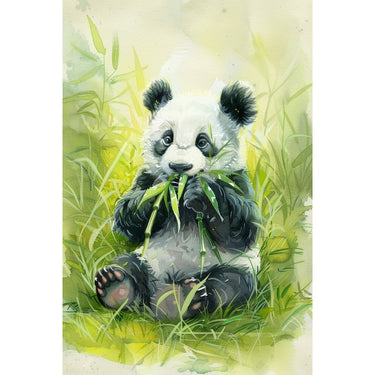 Cute Panda canvas